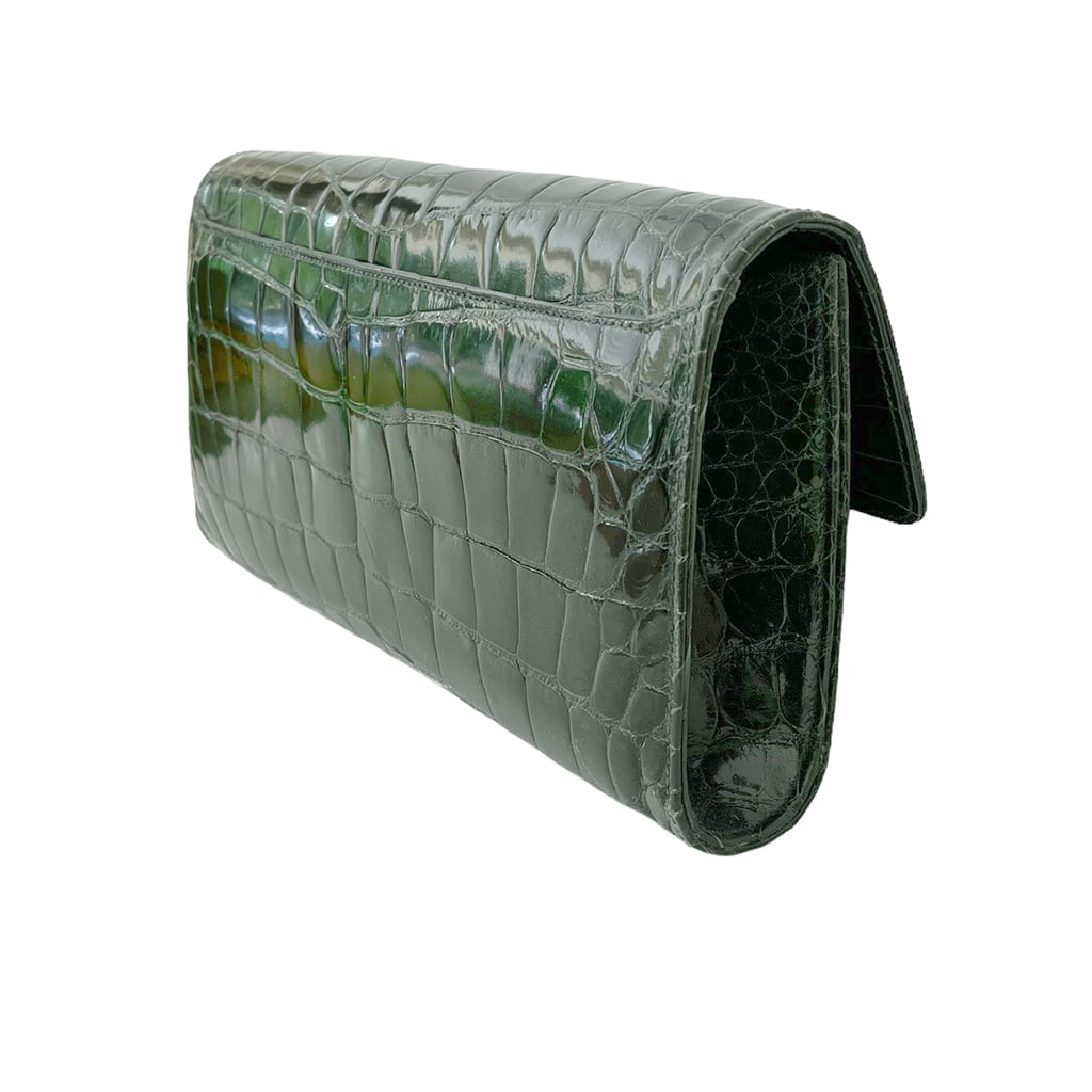 Ingrid Forest Green Alligator - Image 3