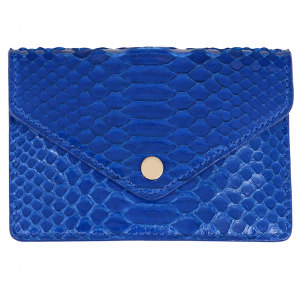 Cobalt Python Large Card Case